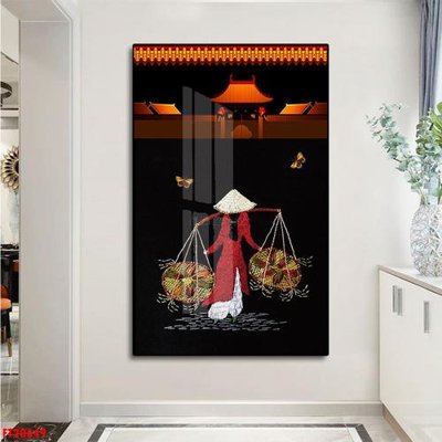 File ảnh File tranh đơn lối vào FT20649 (gốc) in decal dán tường