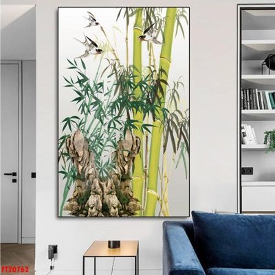 File in trần File tranh đơn lối vào FT20762 (file gốc) phong thủy