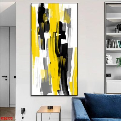 Download file gốc File tranh đơn lối vào FT20772 (in lụa) hoa lá