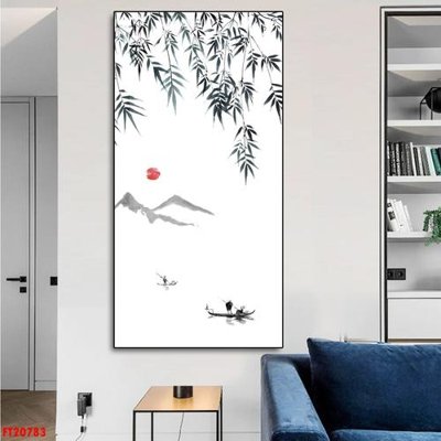 File tranh gốc PSD File tranh đơn lối vào FT20783 còn nguyên layer