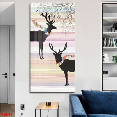 File in trần File tranh đơn lối vào FT20798 (file gốc) phong thủy