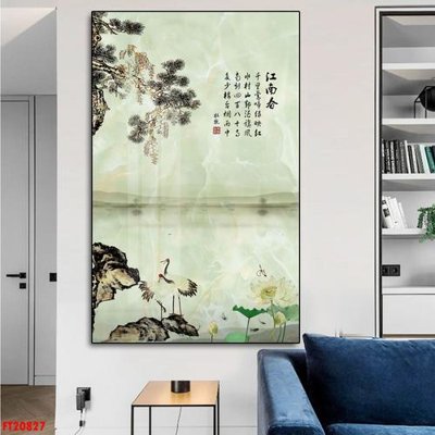 File gốc File tranh đơn lối vào FT20827 (in lụa) trang trí tường