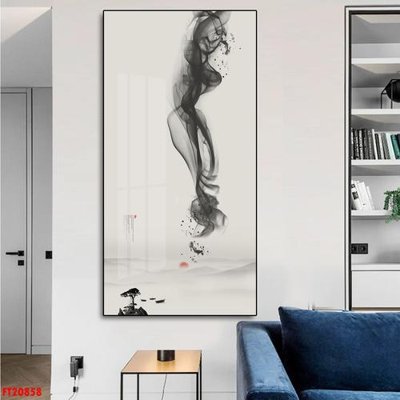 File tranh File tranh đơn lối vào FT20858 (bản gốc) in lụa dán tường