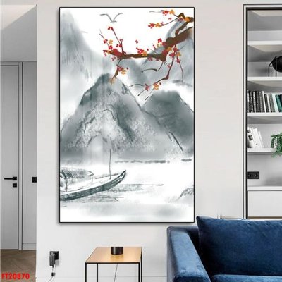 File gốc File tranh đơn lối vào FT20870 (in mica) làm bảng hiệu