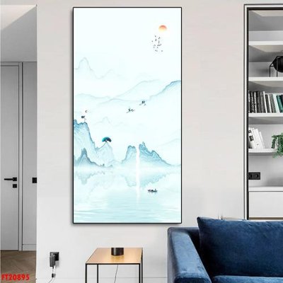 File gốc File tranh đơn lối vào FT20895 (trang trí) cho phòng khách