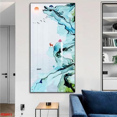 File in trần File tranh đơn lối vào FT20911 (bản gốc) bầu trời