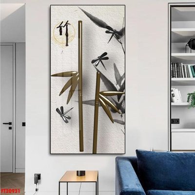 File gốc File tranh đơn lối vào FT20931 (in lụa) hoa văn cổ điển