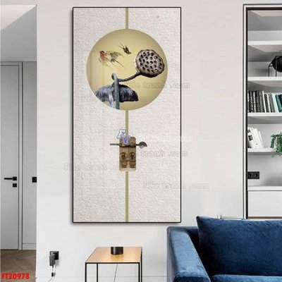 Tải file File tranh đơn lối vào FT20978 (gốc) làm tranh treo tường