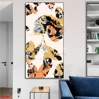 File in trần File tranh đơn lối vào FT21007 (bản gốc) hoa văn