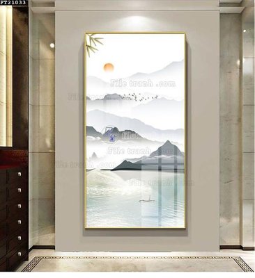 File tranh File tranh đơn lối vào FT21033 (gốc) in film