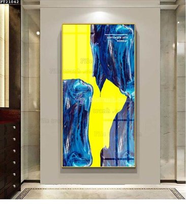 File in trần File tranh đơn lối vào FT21042 (bản gốc) hoa văn