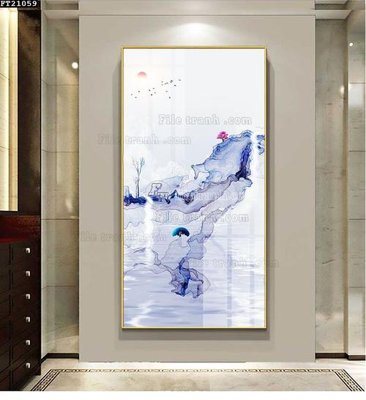 File PSD File tranh đơn lối vào FT21059 (nguyên gốc) chất lượng cao