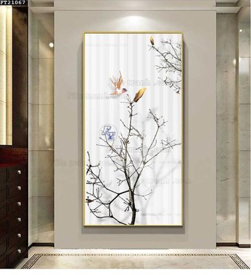 Download file File tranh đơn lối vào FT21067 (gốc) in mica bàn thờ