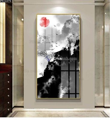 File in trần File tranh đơn lối vào FT21075 (bản gốc) đại dương