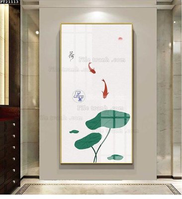 File ảnh File tranh đơn lối vào FT21113 (gốc) in standee