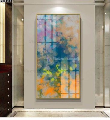 File tranh in trần 3D File tranh đơn lối vào FT21138 (ảnh gốc)