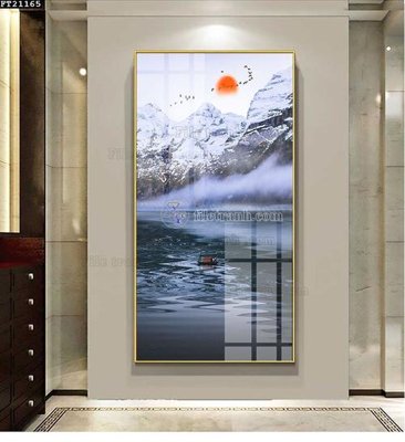 File gốc File tranh đơn lối vào FT21165 (chủ đề hiện đại) trang trí