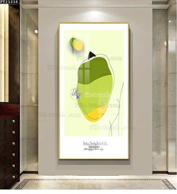 Download file gốc File tranh đơn lối vào FT21216 (in lụa) cao cấp