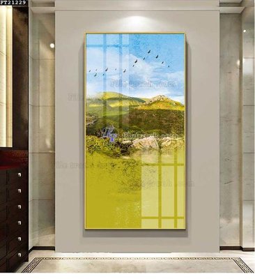 Download file gốc File tranh đơn lối vào FT21229 (in lụa) nghệ thuật