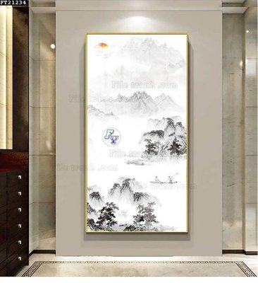 Tải file gốc File tranh đơn lối vào FT21234 (in không vỡ ảnh)