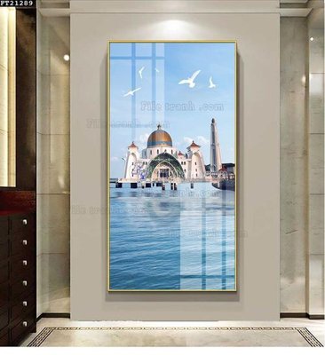 File PSD File tranh đơn lối vào FT21289 (bản gốc) độ phân giải cao