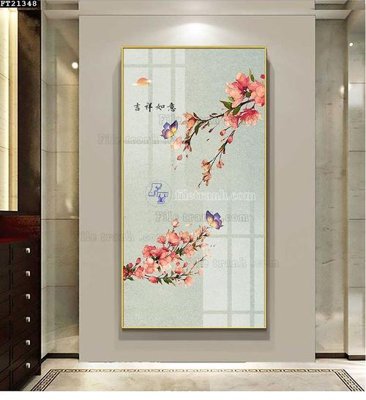 File gốc File tranh đơn lối vào FT21348 (ảnh chi tiết) để in ấn