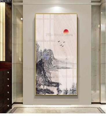 File gốc File tranh đơn lối vào FT21357 (AI/EPS) cho in ấn