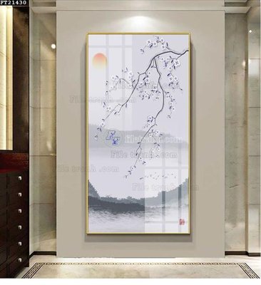 File tranh File tranh đơn lối vào FT21430 (bản gốc) trang trí văn phòng