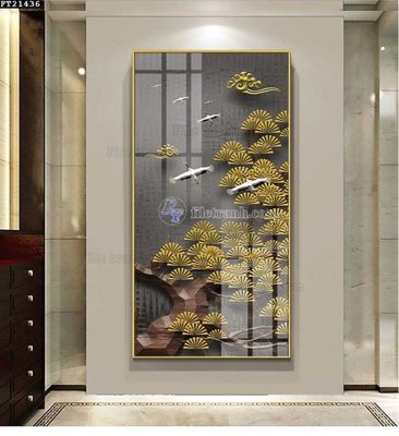 File gốc File tranh đơn lối vào FT21436 (dành cho trang trí nội thất)