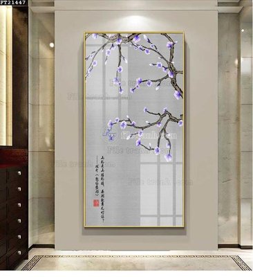 File PSD File tranh đơn lối vào FT21447 (chất lượng in ấn)