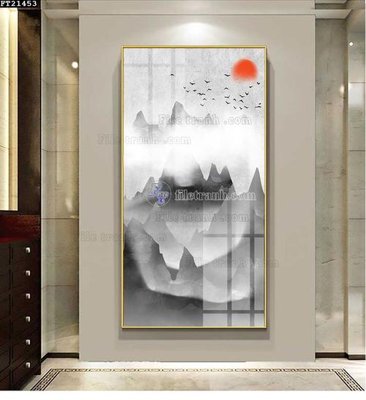 File gốc File tranh đơn lối vào FT21453 (in ấn) không giới hạn