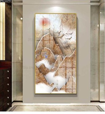 Download file gốc File tranh đơn lối vào FT21479 (in mica) trang trí