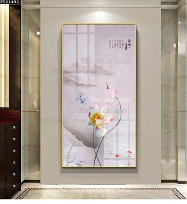 Tải file gốc in lụa File tranh đơn lối vào FT21492 siêu nét