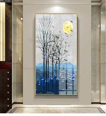 Tải file File tranh đơn lối vào FT21506 (PSD) cho in ấn quảng cáo