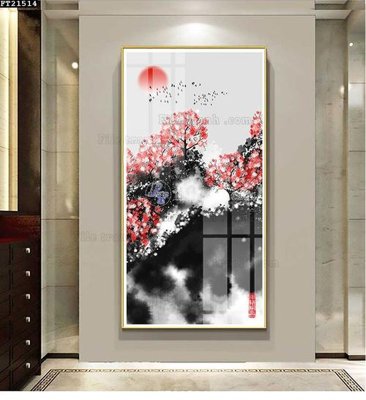 File in ấn chuyên nghiệp File tranh đơn lối vào FT21514 (file gốc)