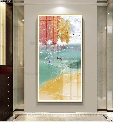 File gốc File tranh đơn lối vào FT21535 (dành cho trang trí nội thất)