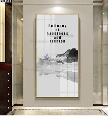 File gốc File tranh đơn lối vào FT21563 (cho in UV) siêu nét