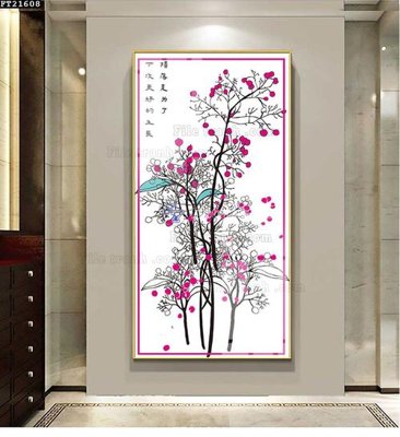 Chi tiết file ảnh File tranh đơn lối vào FT21608 sắc nét