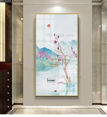 File tranh gốc File tranh đơn lối vào FT21633 (bản quyền) độc đáo