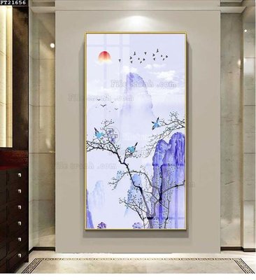 File tranh File tranh đơn lối vào FT21656 (ảnh gốc) in trần nhà
