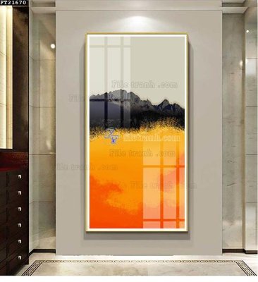 File tranh gốc PSD File tranh đơn lối vào FT21670 còn nguyên layer