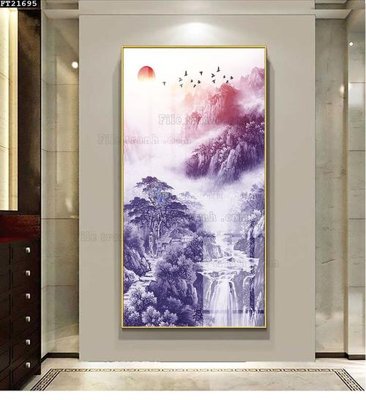 Download file File tranh đơn lối vào FT21695 (gốc) in mica bàn thờ