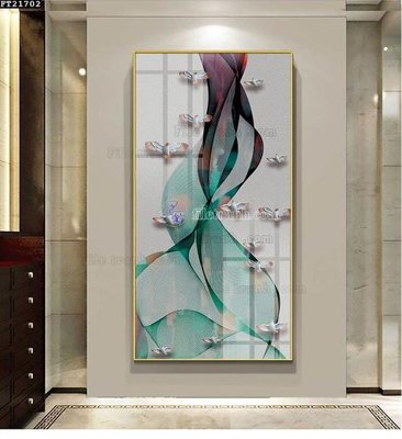 File in trần File tranh đơn lối vào FT21702 (bản gốc) mây trời