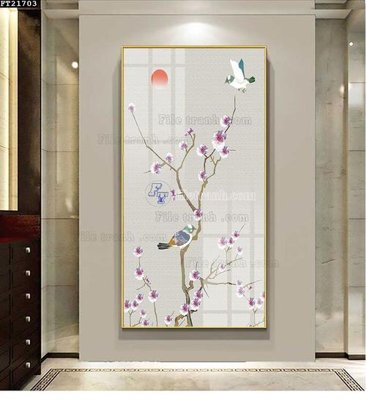 Tải file File tranh đơn lối vào FT21703 (PSD) cho in ấn quảng cáo