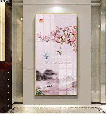 Tải file gốc File tranh đơn lối vào FT21725 (bản PSD) còn layer