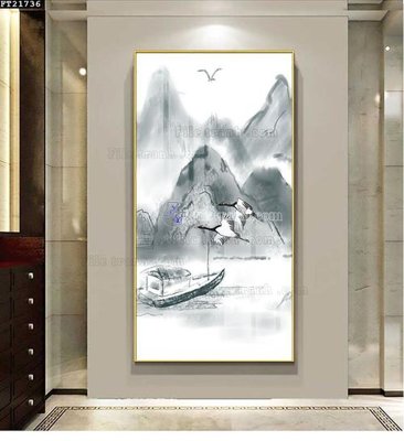 File gốc in ấn File tranh đơn lối vào FT21736 chất lượng vượt trội