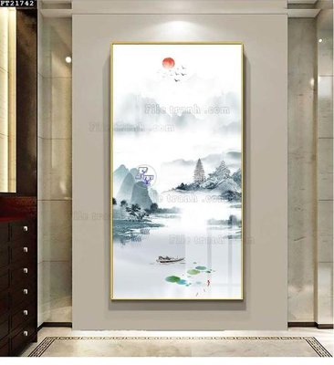 Tải file File tranh đơn lối vào FT21742 (gốc) in ấn chất lượng