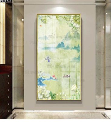 Hình ảnh file gốc File tranh đơn lối vào FT21745 cho in UV
