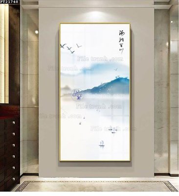 File gốc File tranh đơn lối vào FT21748 (ảnh chi tiết) để in ấn