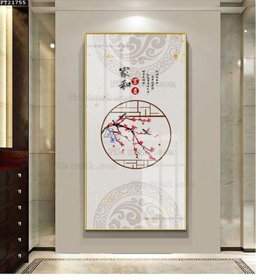 Download file File tranh đơn lối vào FT21755 (gốc) in mica cao cấp